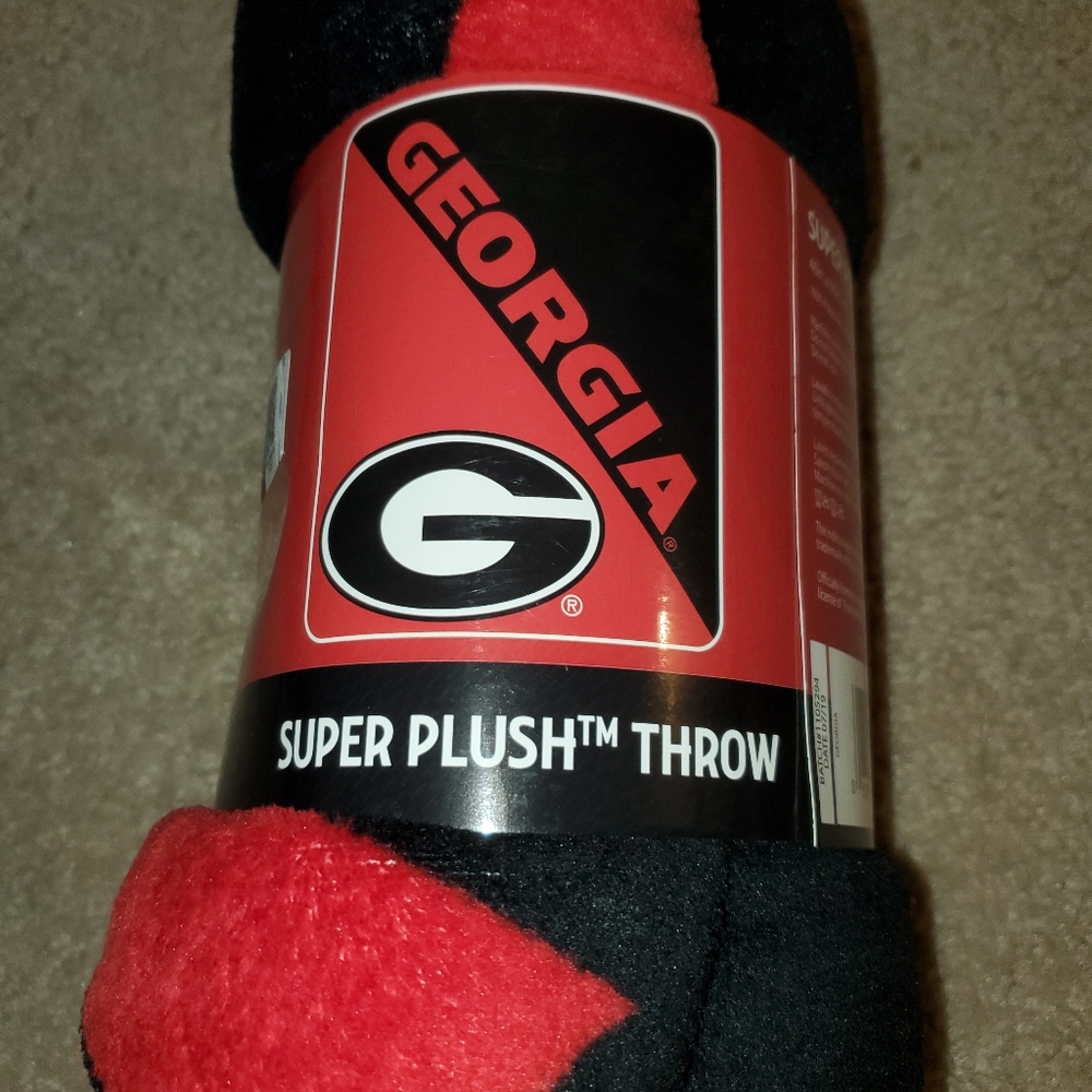 UGA plush blanket